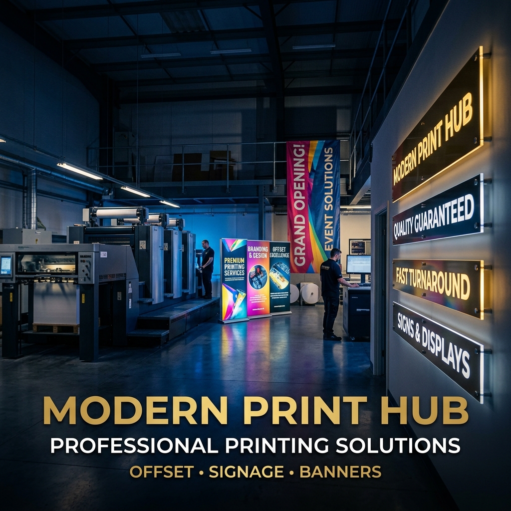 DMS Print & Events Showcase Press & Banners